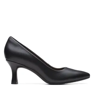 Clarks Kataleyna Gem in Black Leather