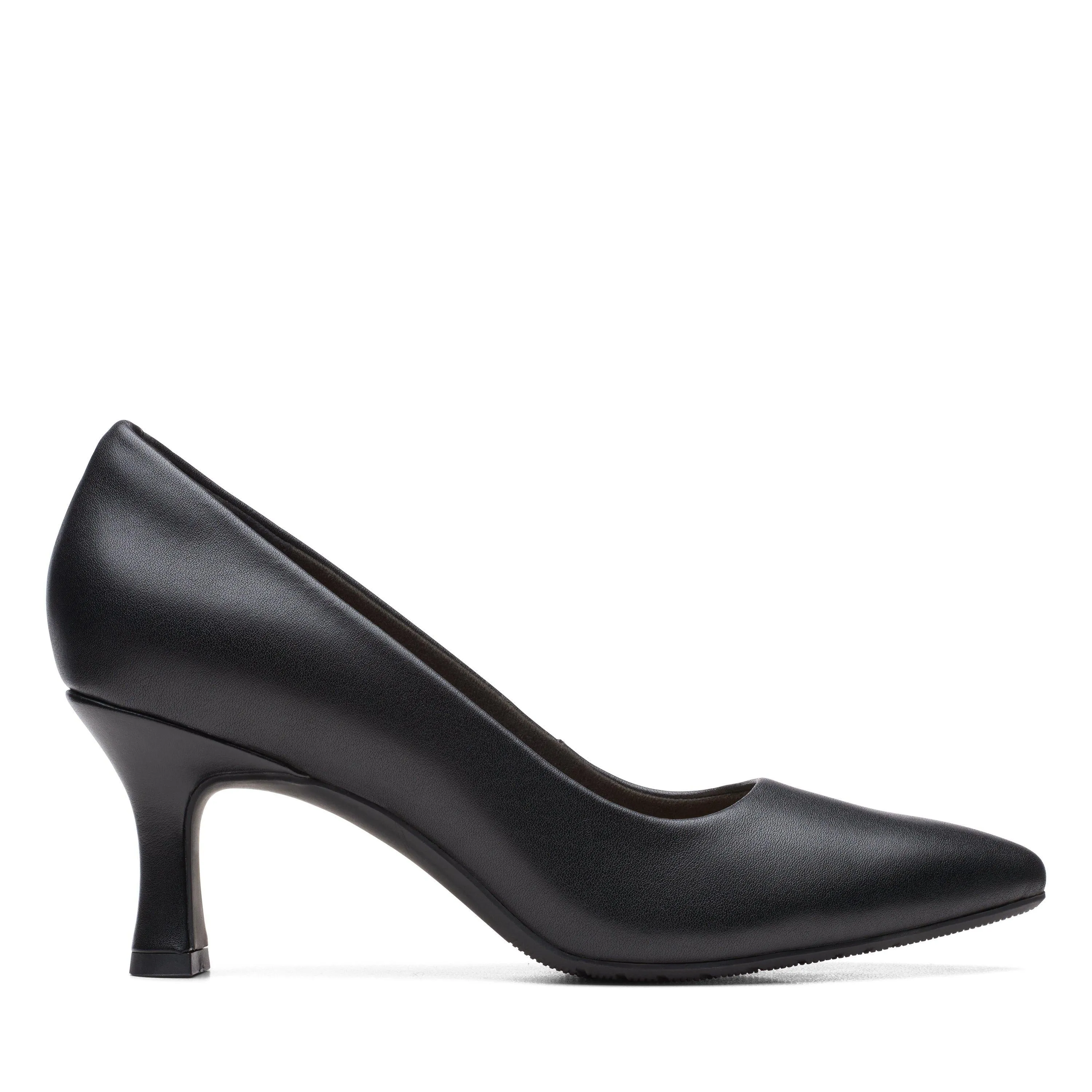 Clarks Kataleyna Gem in Black Leather