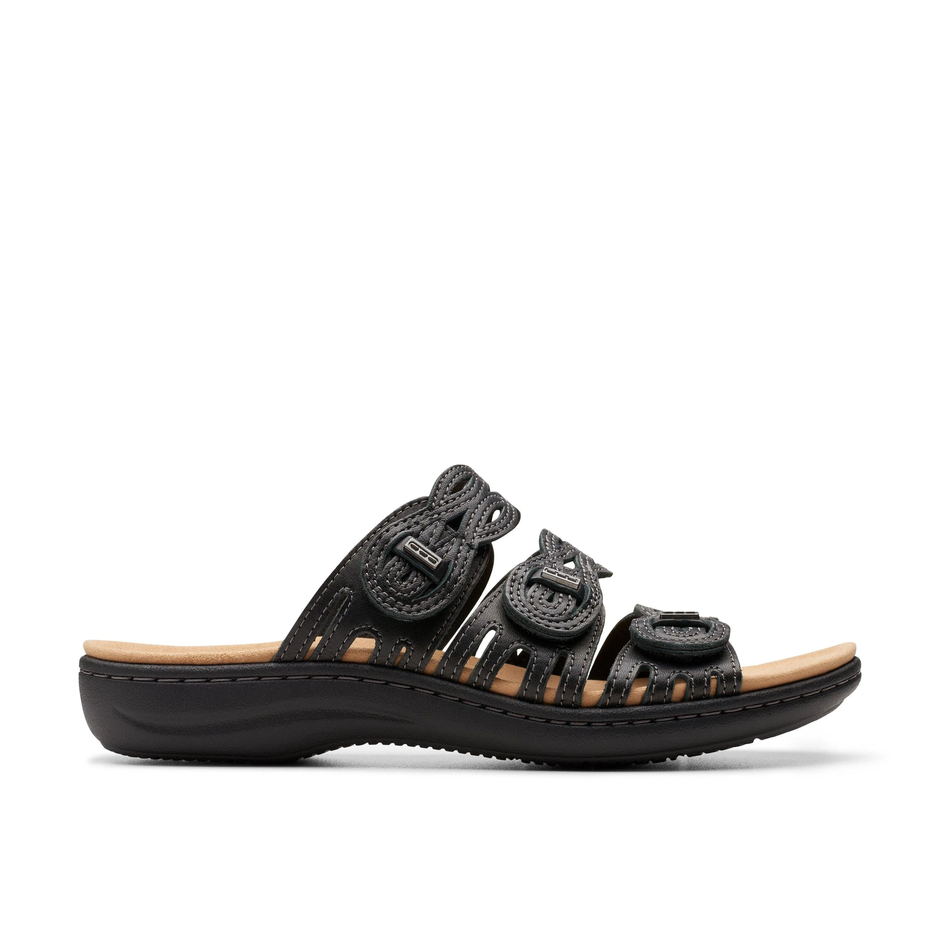 Clarks Laurieann Ruby in Black Leather