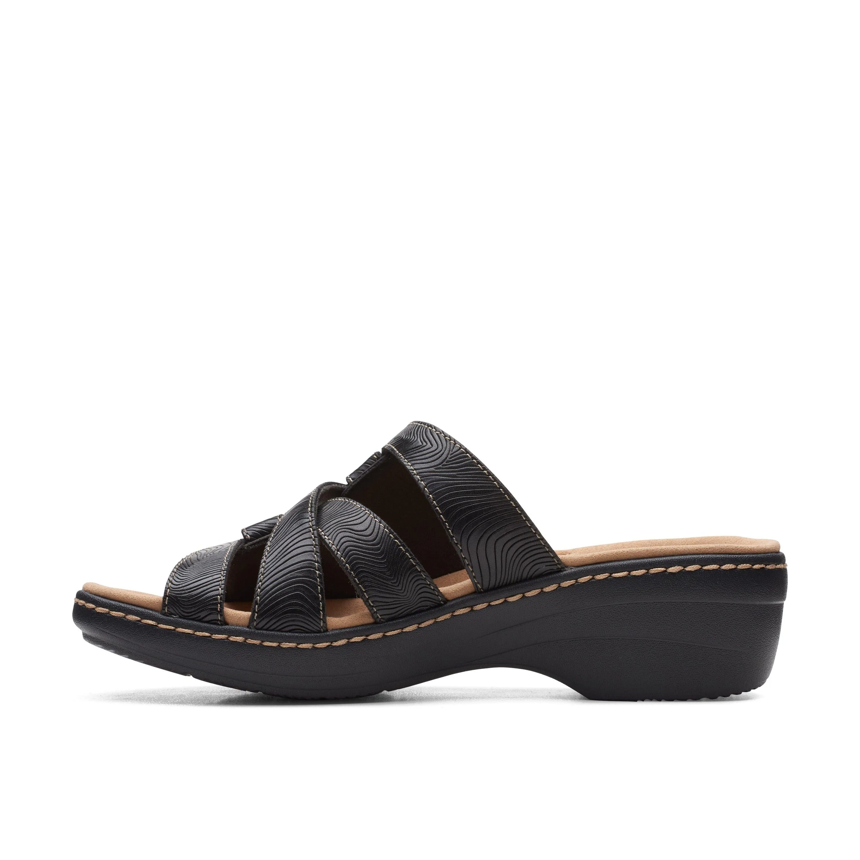 Clarks Merliah Karli in Black Leather