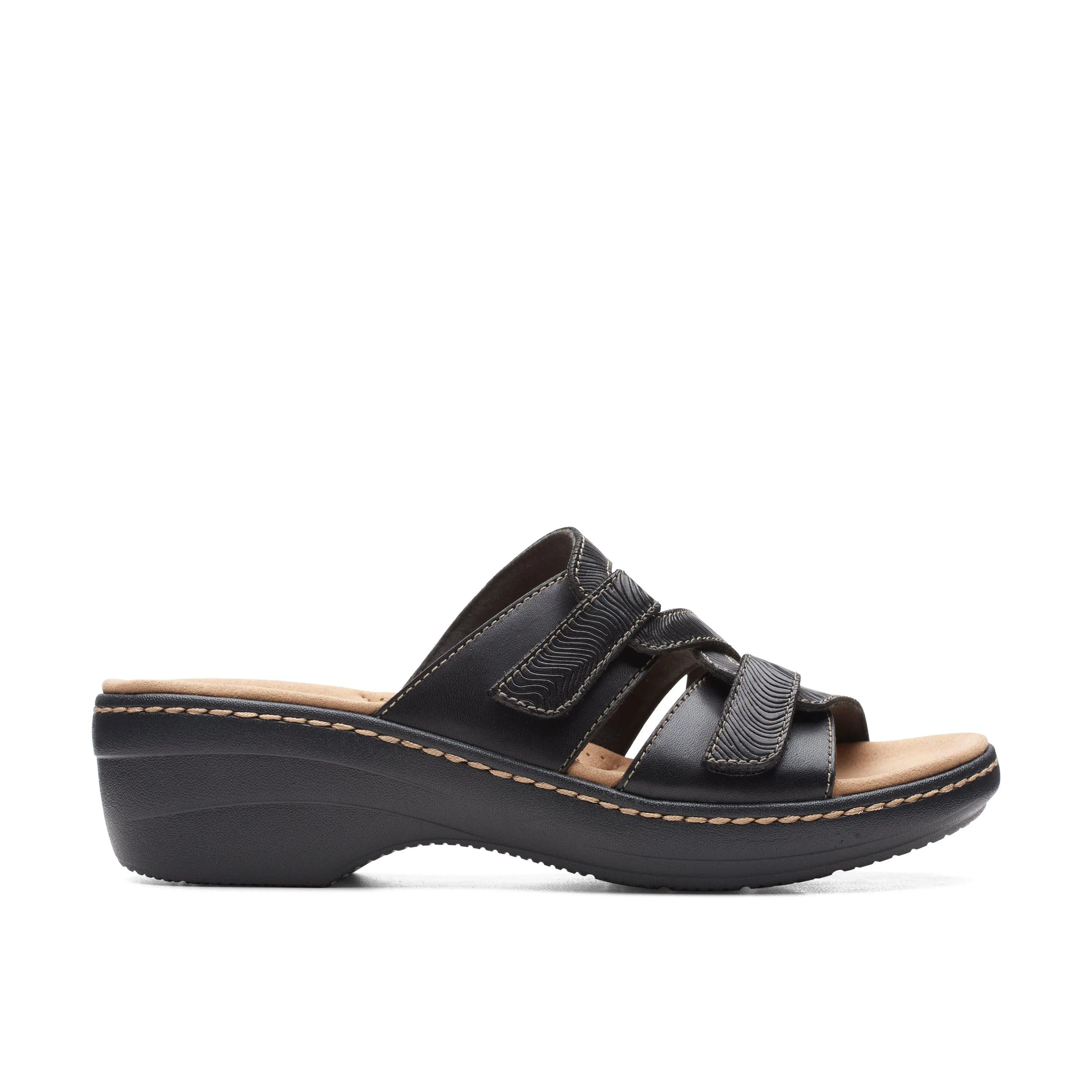 Clarks Merliah Karli in Black Leather