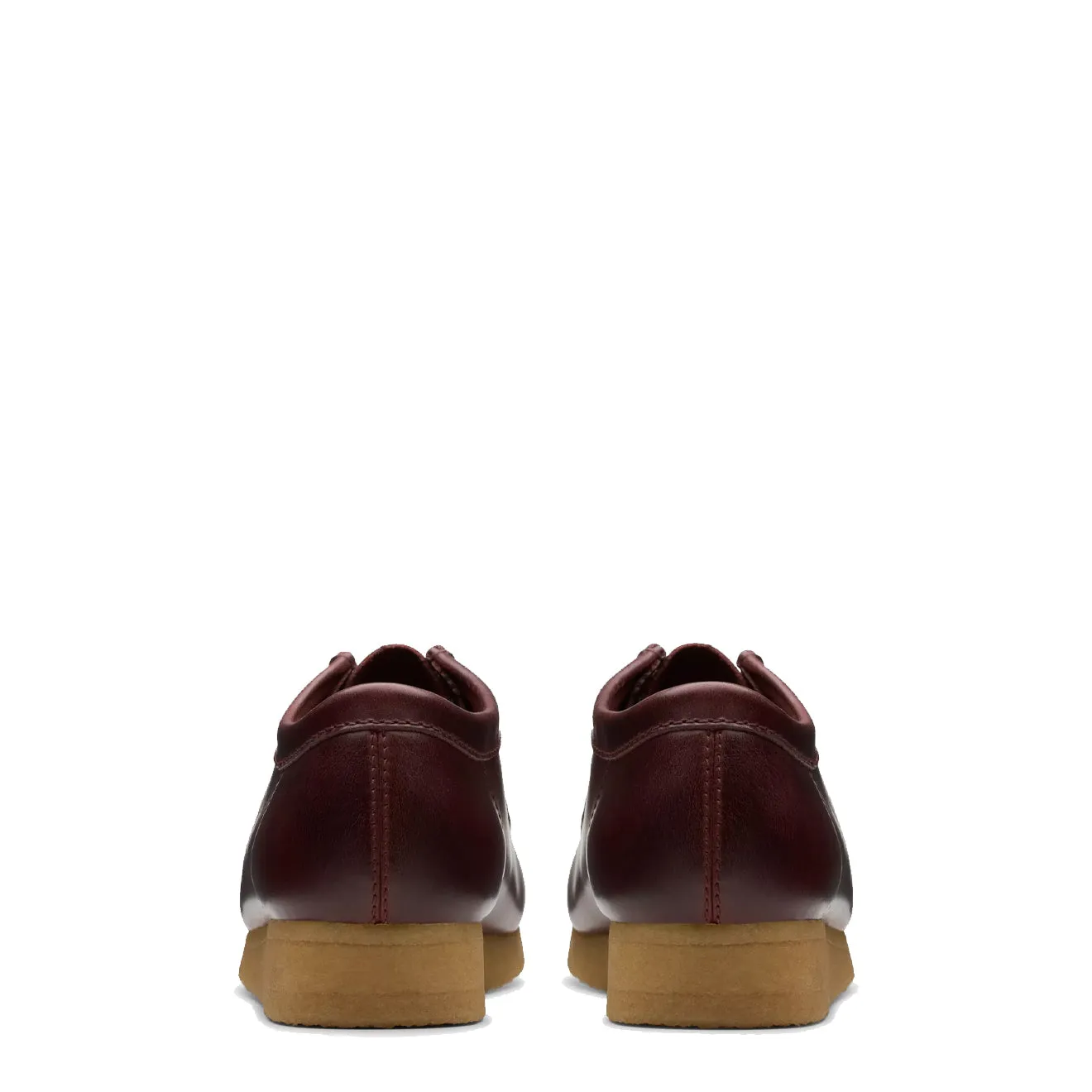 Clarks Originals Wallabee Deep Red Leather Shoes Clarks-Originals