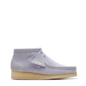 Clarks Originals Womens Wallabee Boot Cloud Grey Suede Shoes Clarks-Originals