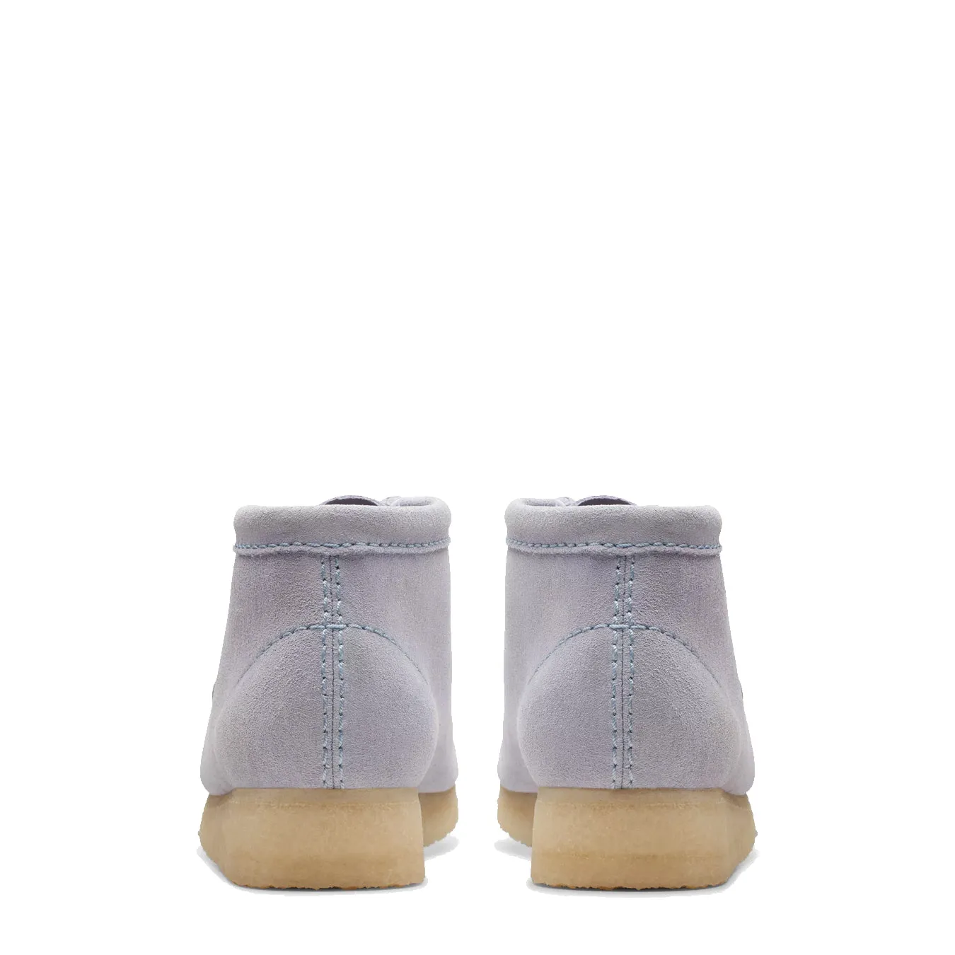 Clarks Originals Womens Wallabee Boot Cloud Grey Suede Shoes Clarks-Originals