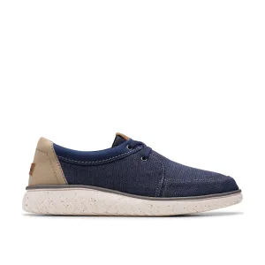 Clarks RelaxLite Lace in Blue Textile