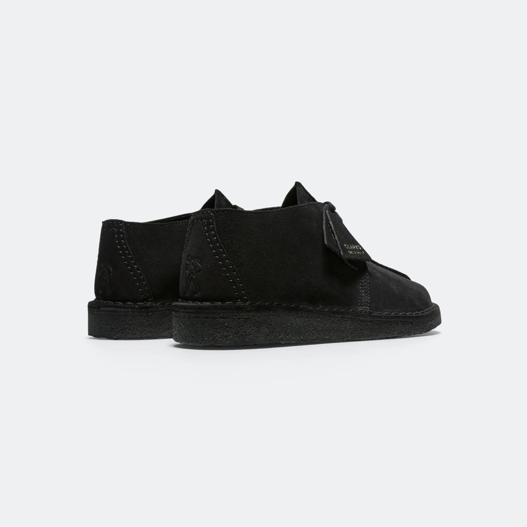 Clarks Shoes Desert Trek - Black Suede