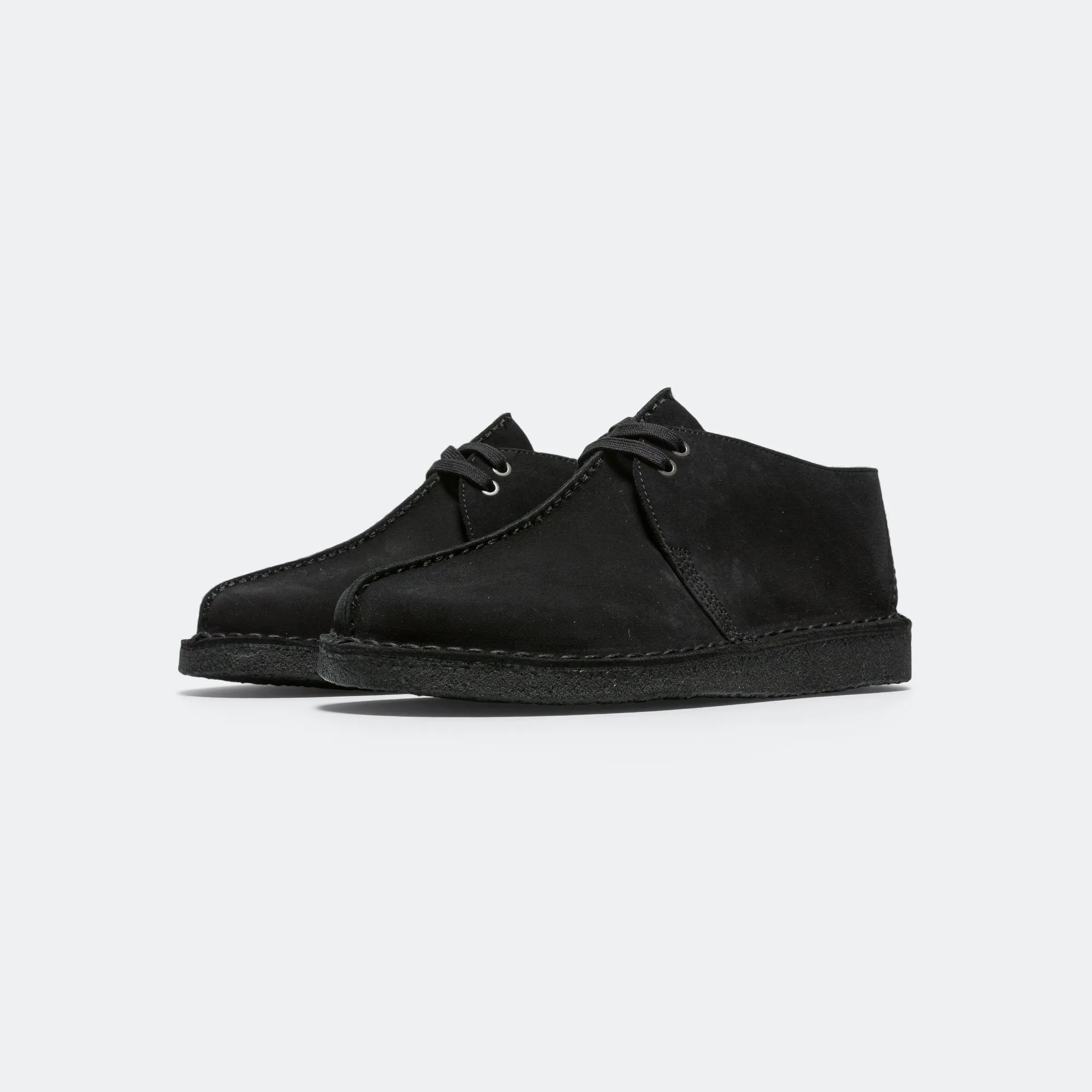 Clarks Shoes Desert Trek - Black Suede