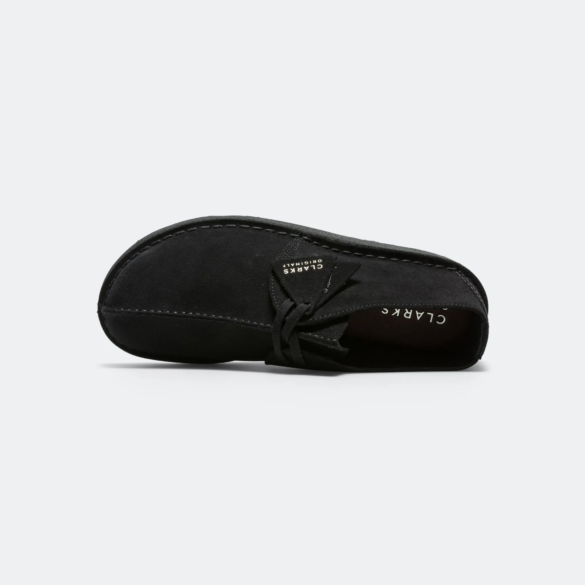 Clarks Shoes Desert Trek - Black Suede