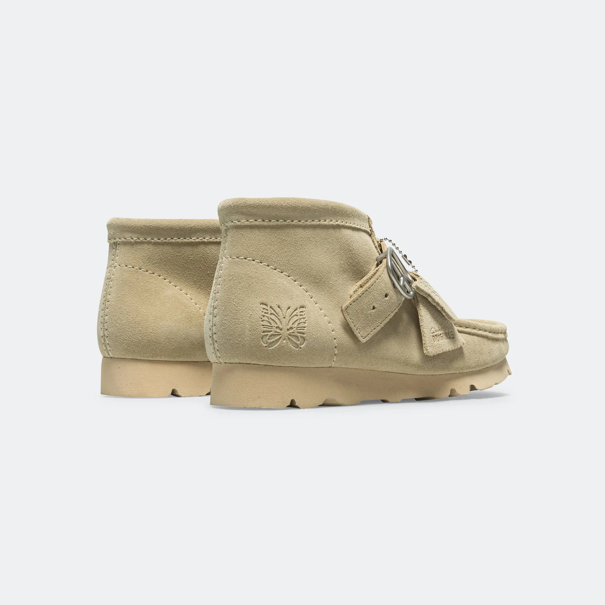 Clarks Shoes WallaStrap Boot x Needles - Maple Suede