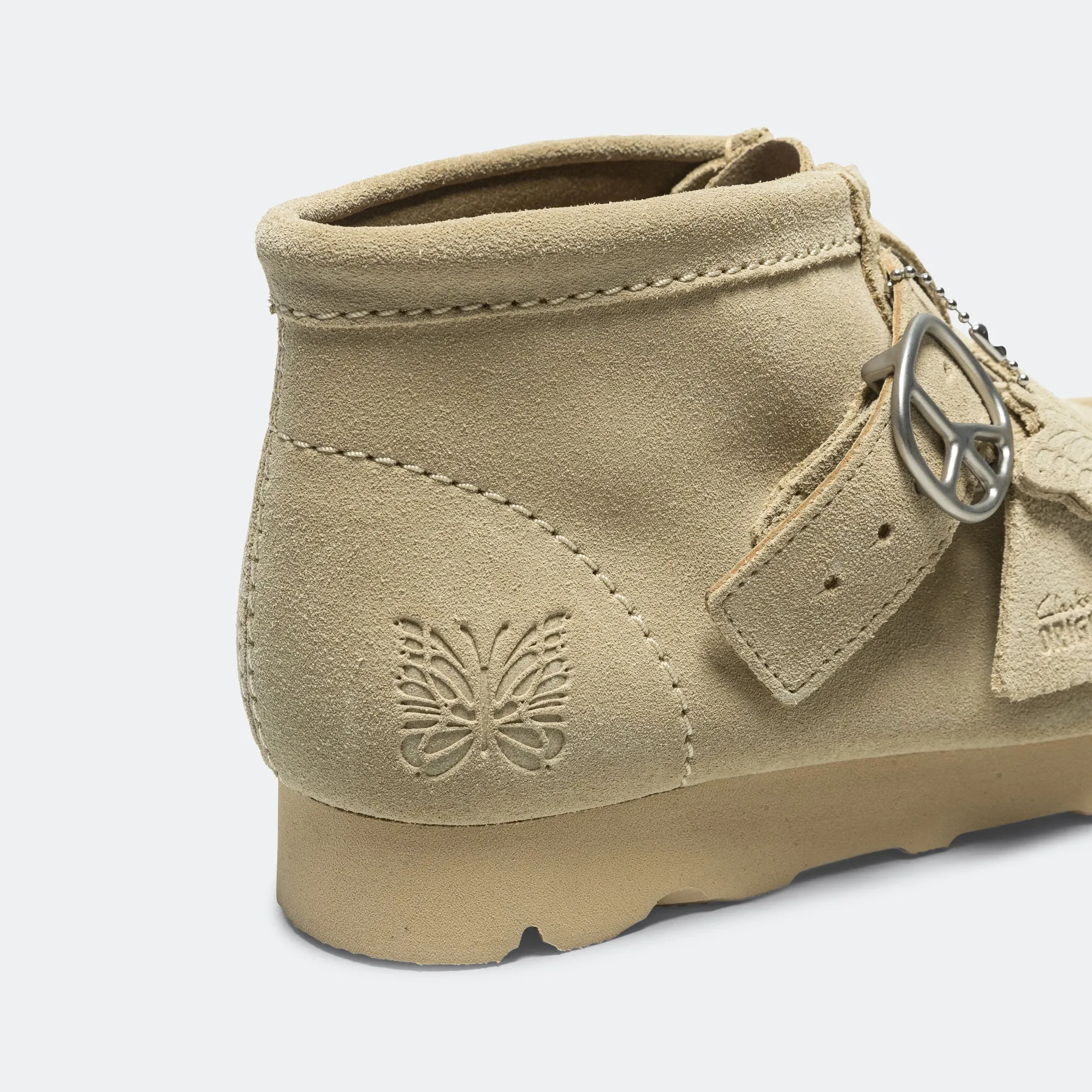Clarks Shoes WallaStrap Boot x Needles - Maple Suede