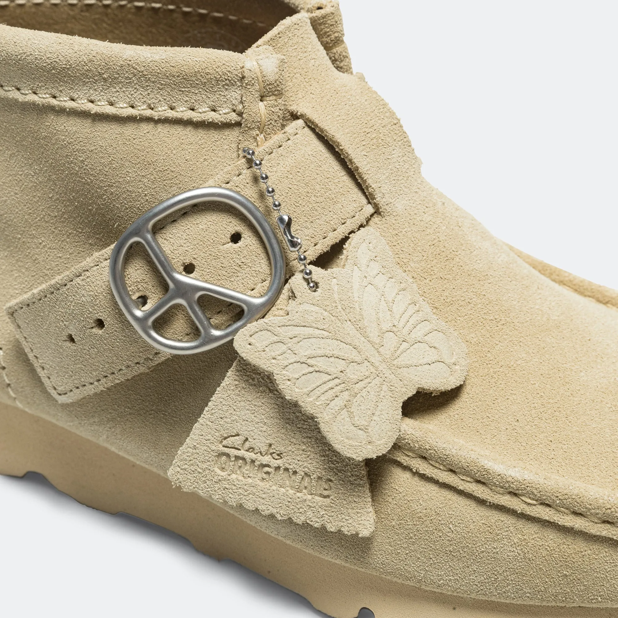 Clarks Shoes WallaStrap Boot x Needles - Maple Suede