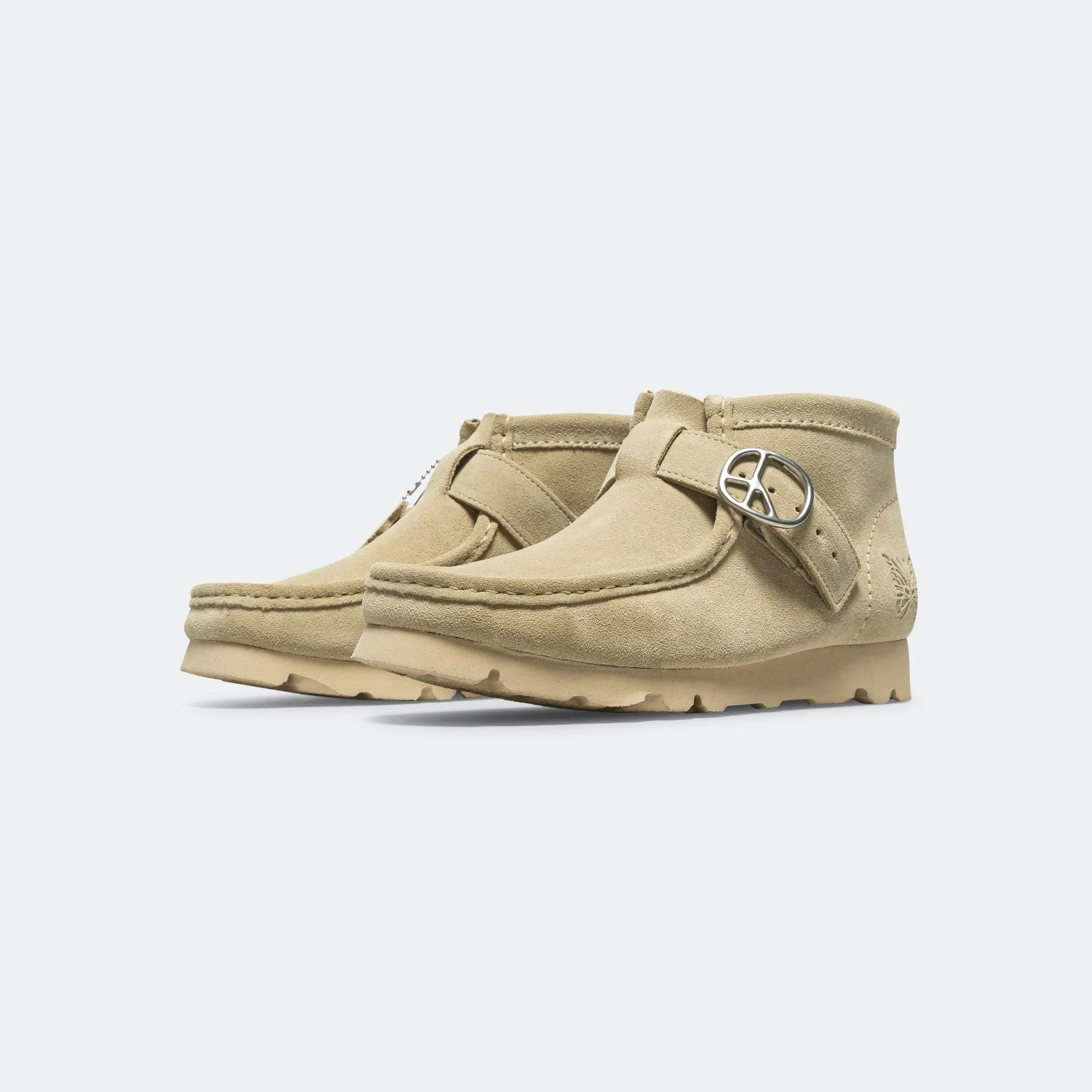Clarks Shoes WallaStrap Boot x Needles - Maple Suede