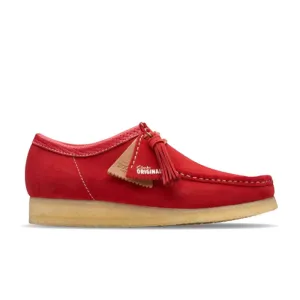 Clarks Wallabee Red Suede 26180195