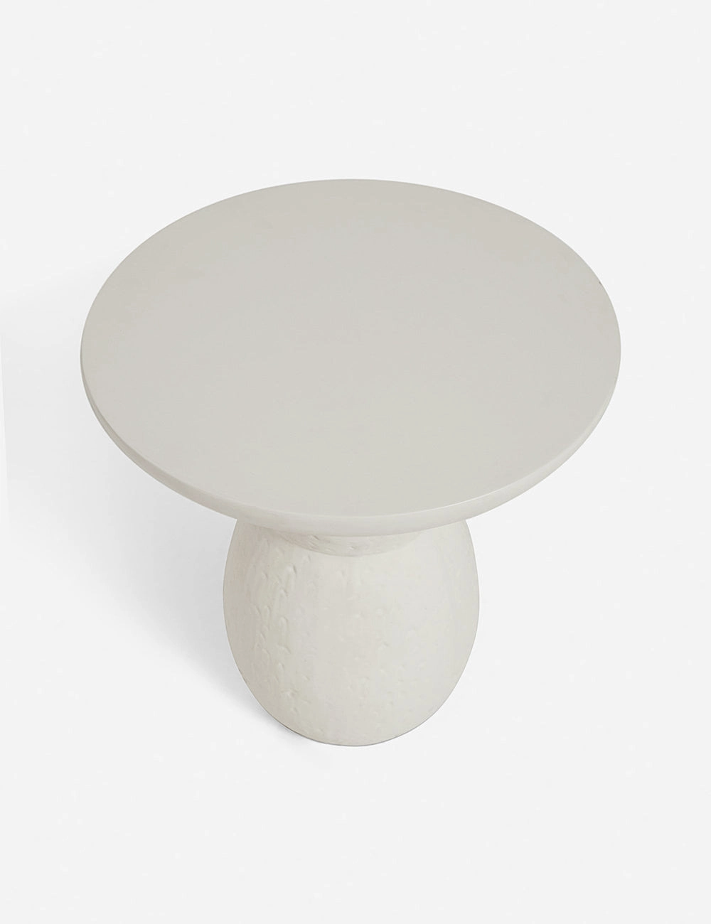 Clouded Round Side Table by Sarah Sherman Samuel