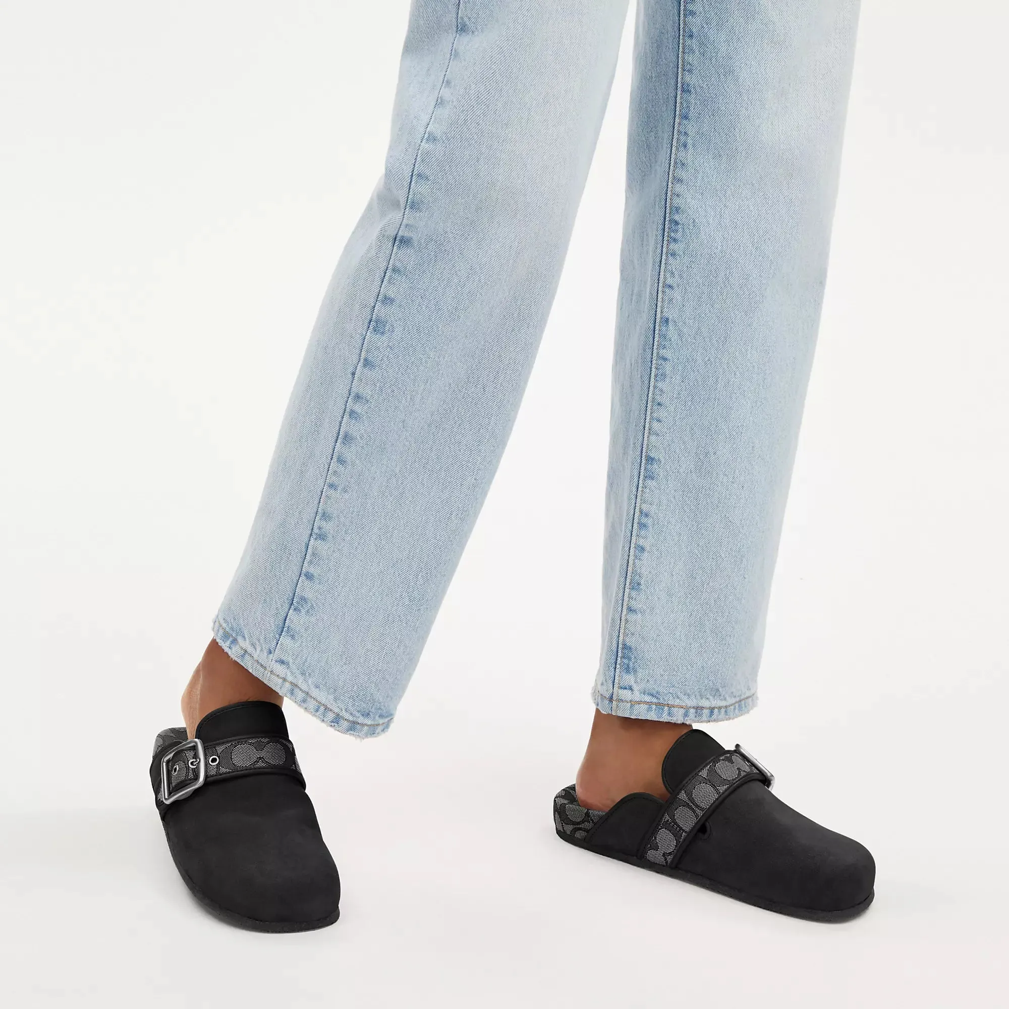 Coach Outlet Ashton Clog In Signature Jacquard Hey Dude Shoes
