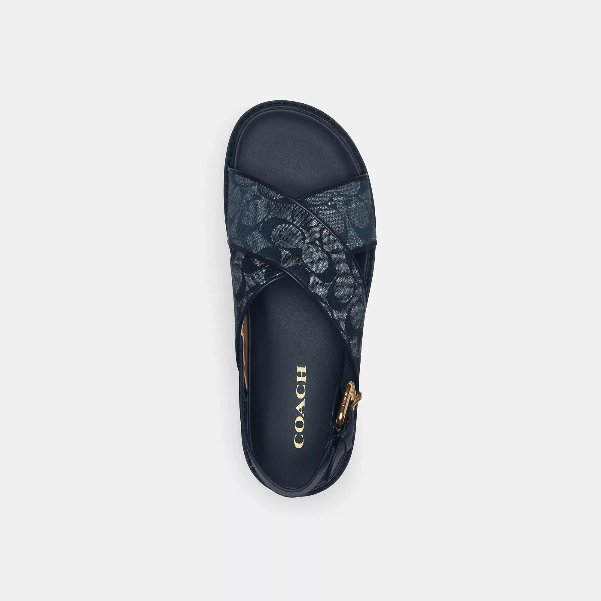 Coach Outlet Fraser Sandal In Signature Chambray Hey Dude Shoes