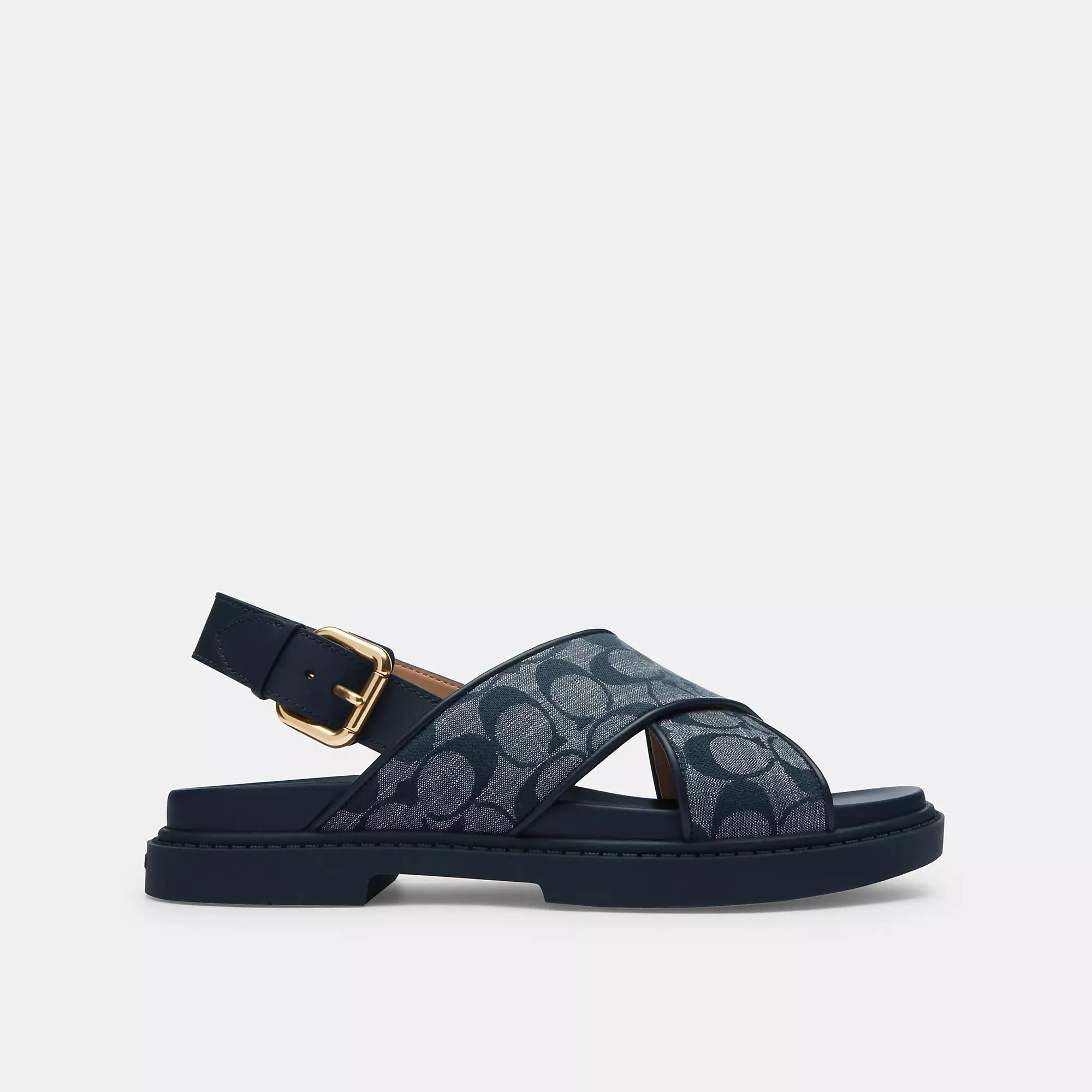 Coach Outlet Fraser Sandal In Signature Chambray Hey Dude Shoes