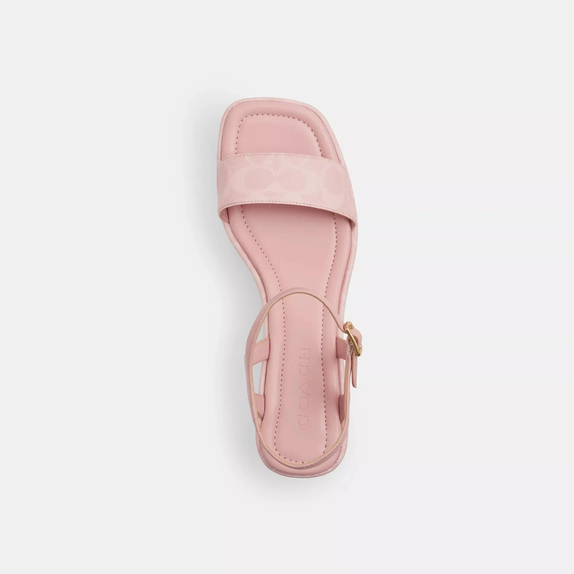 Coach Outlet Gale Wedge Sandal In Signature Canvas