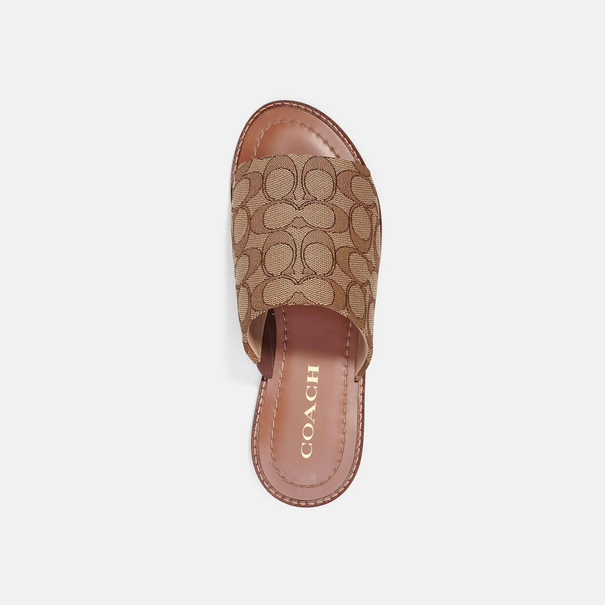 Coach Outlet Hazel Sandal In Signature Jacquard Hey Dude Shoes