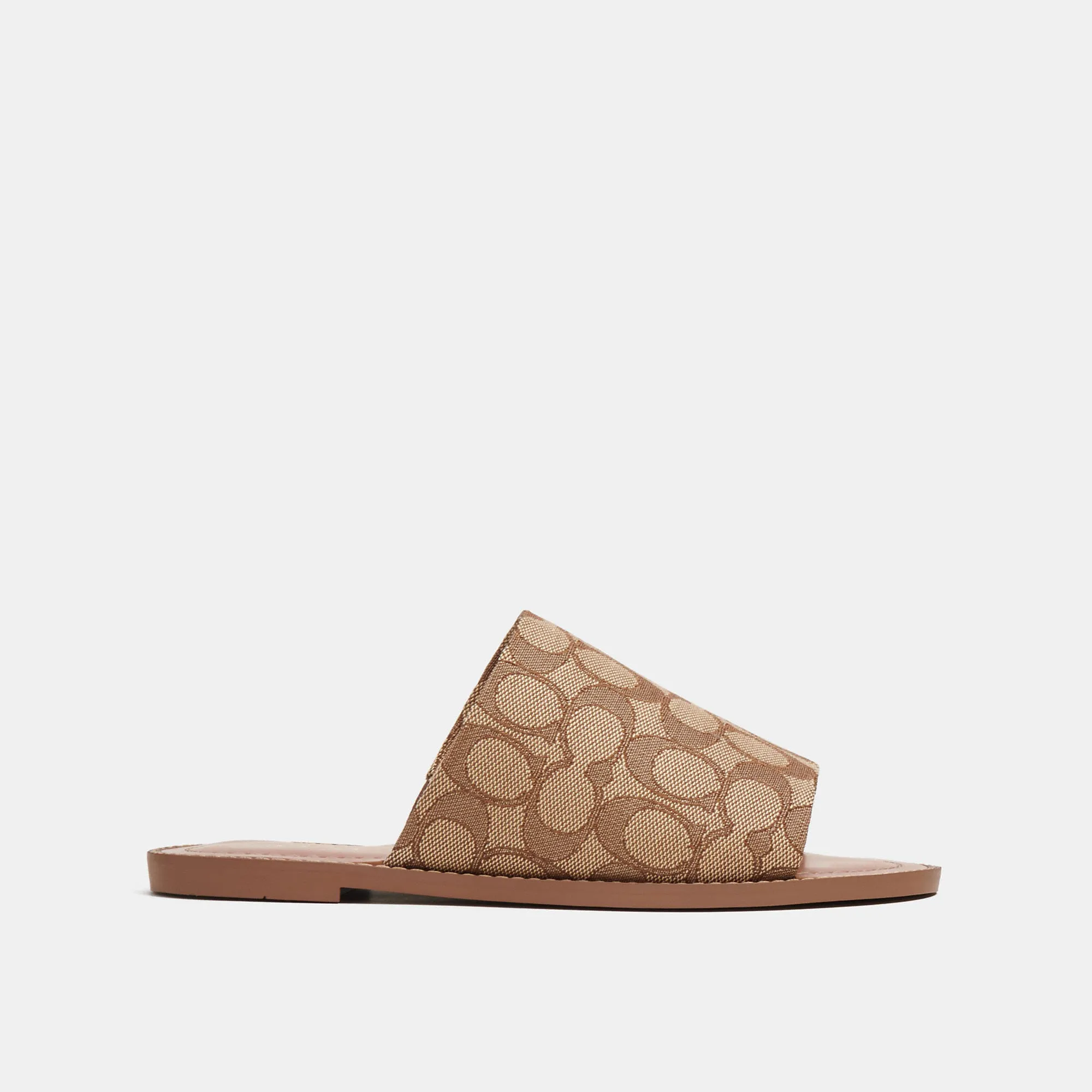 Coach Outlet Hazel Sandal In Signature Jacquard Hey Dude Shoes