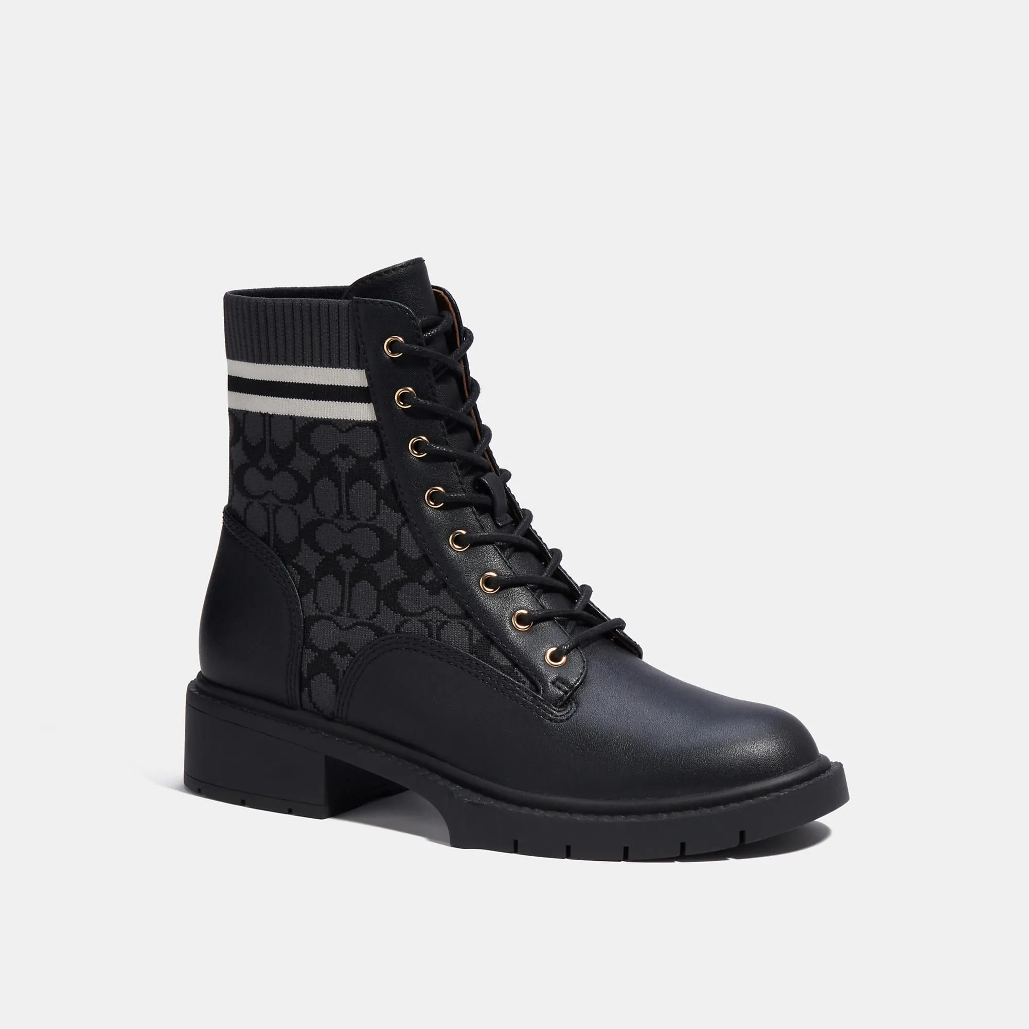 Coach Outlet Livia Bootie In Signature Knit Hey Dude Shoes