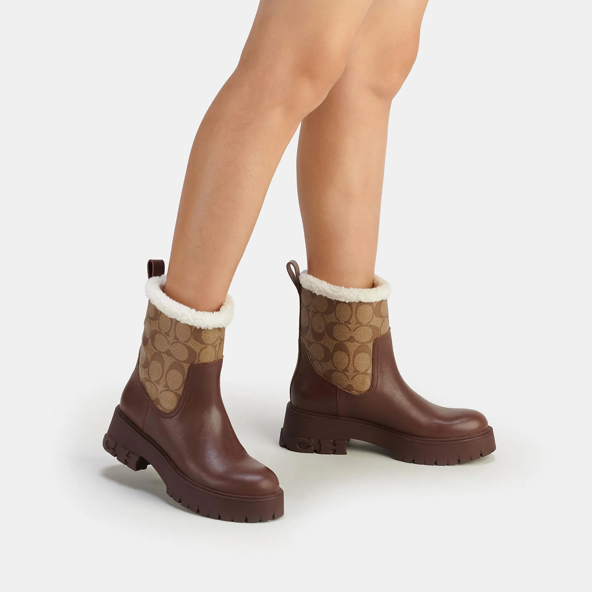 Coach Outlet Raina Boot In Signature Jacquard Hey Dude Shoes