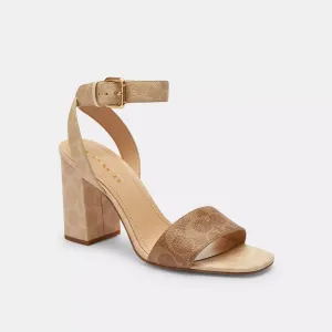 Coach Outlet Shelby Sandal In Signature Canvas