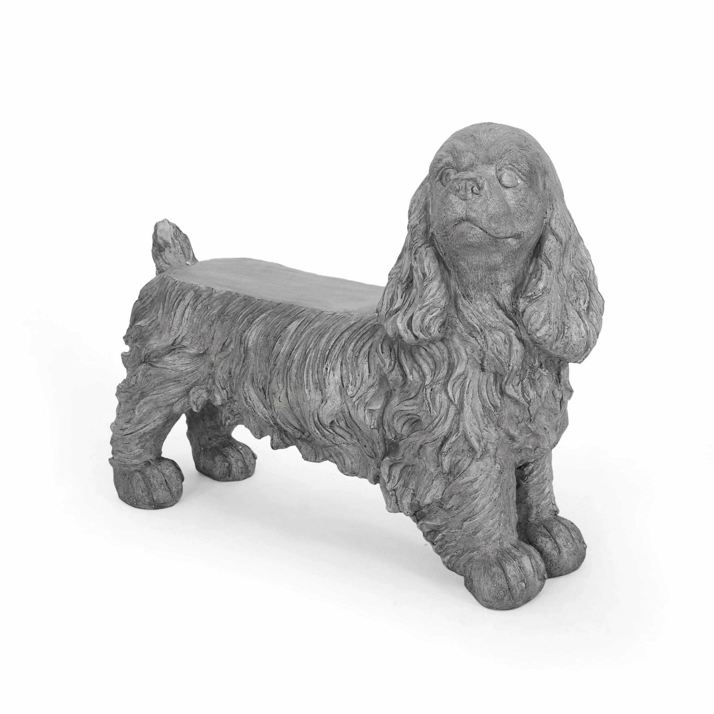 Cocker Spaniel Dog Bench - NH646213 outdoor party decor, BBQ set