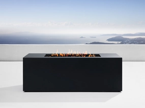 Coden Rectangular Natural Gas Fire Pit