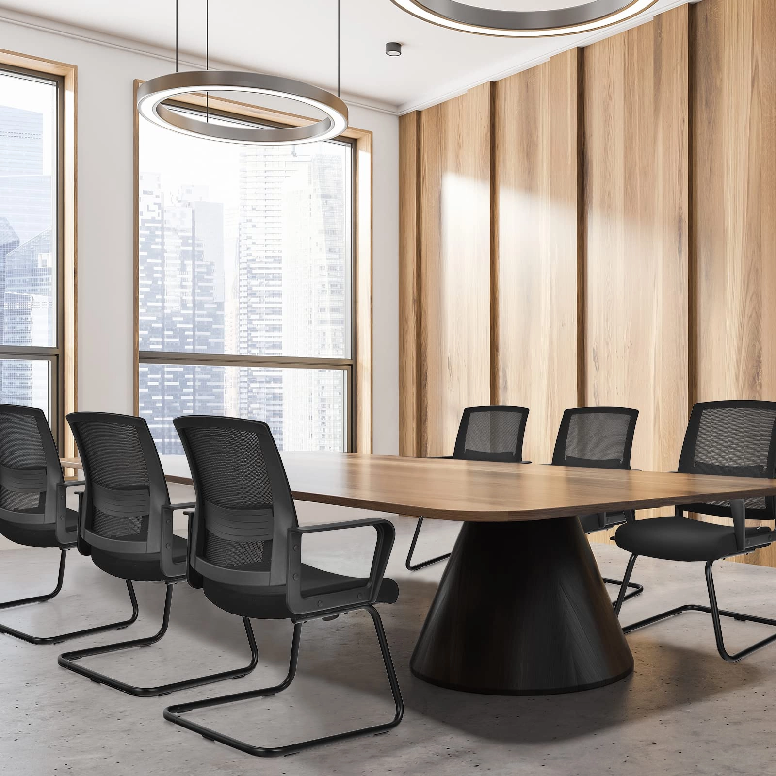 Conference Chair w/Adjustable Lumbar Support | Office Guest Chair