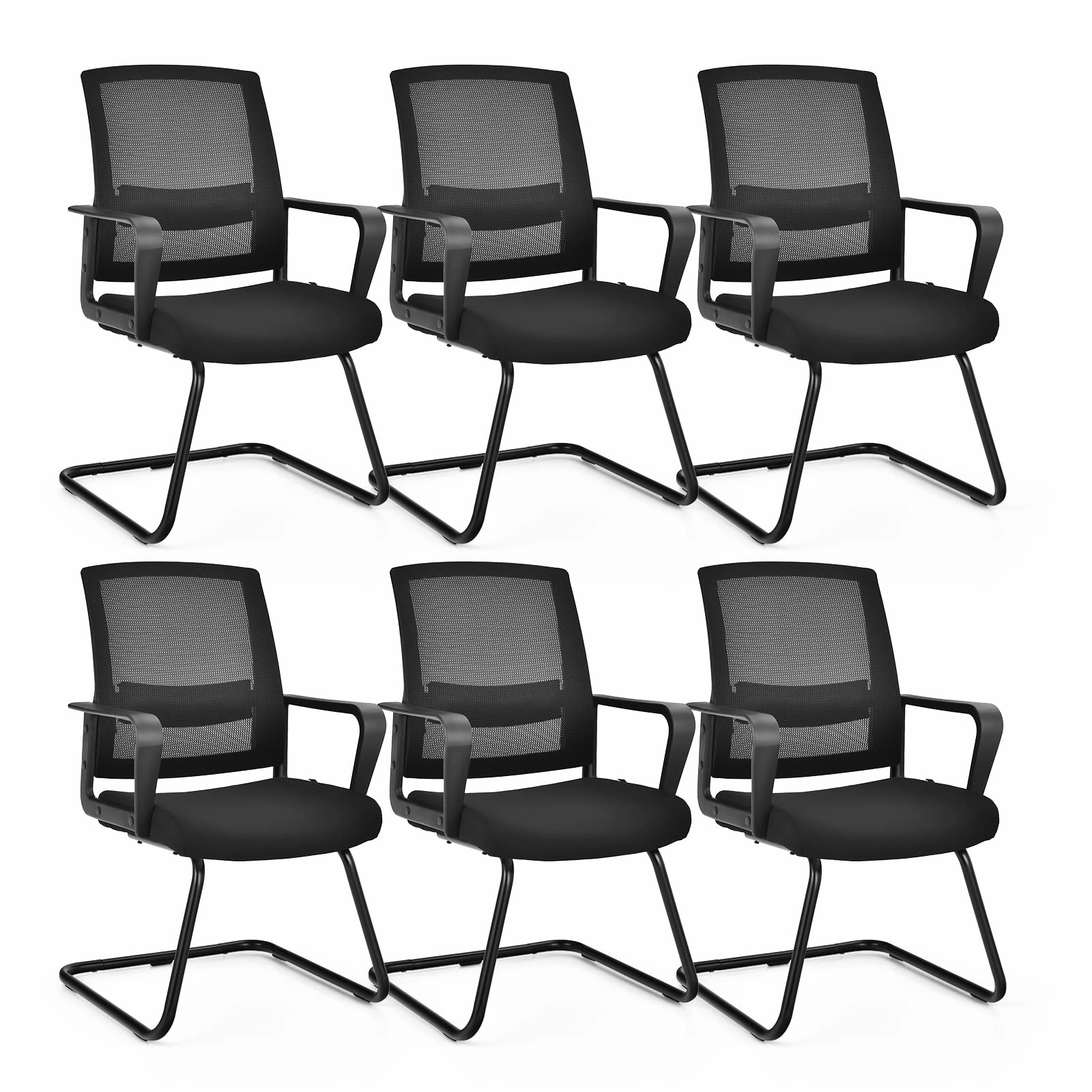 Conference Chair w/Adjustable Lumbar Support | Office Guest Chair