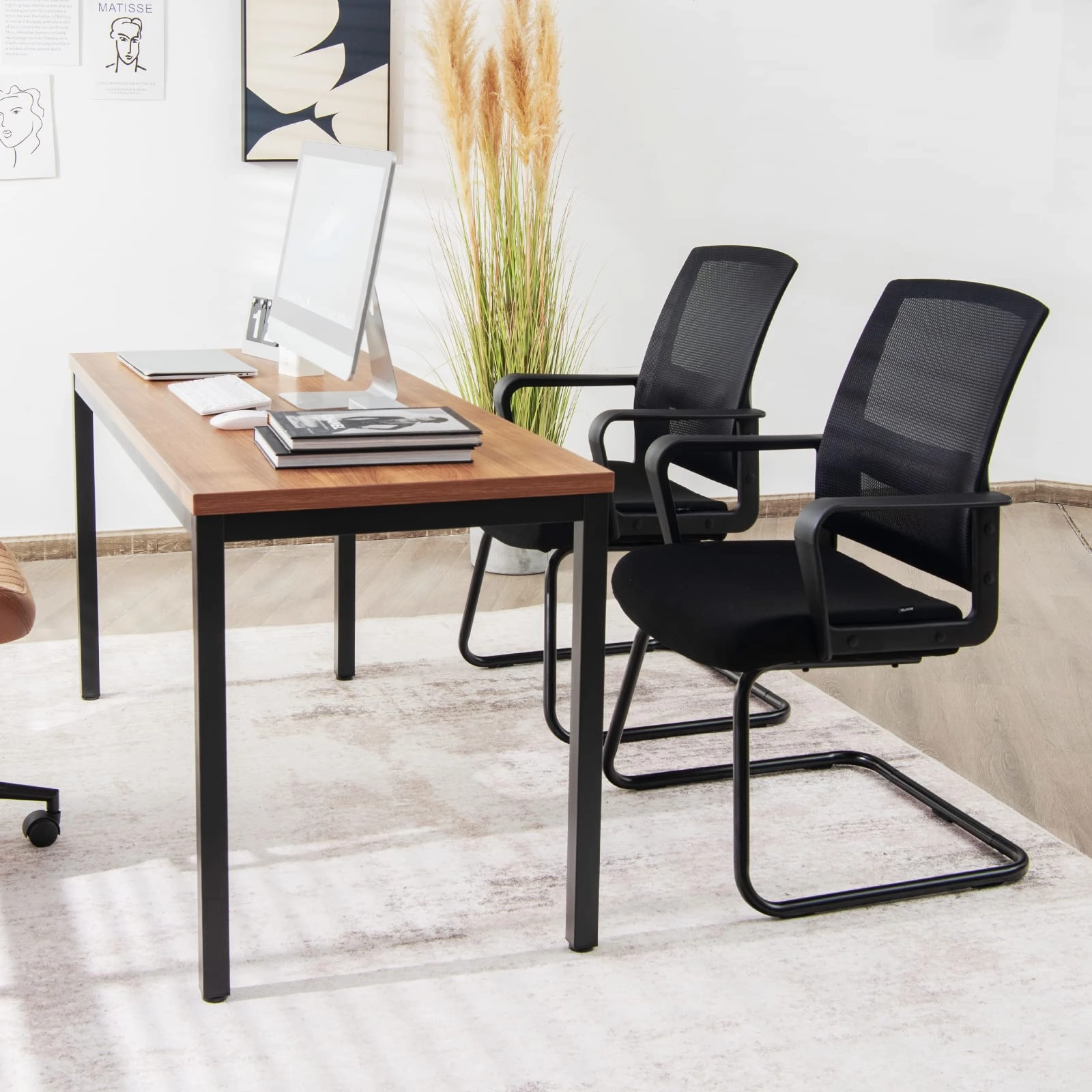 Conference Chair w/Adjustable Lumbar Support | Office Guest Chair
