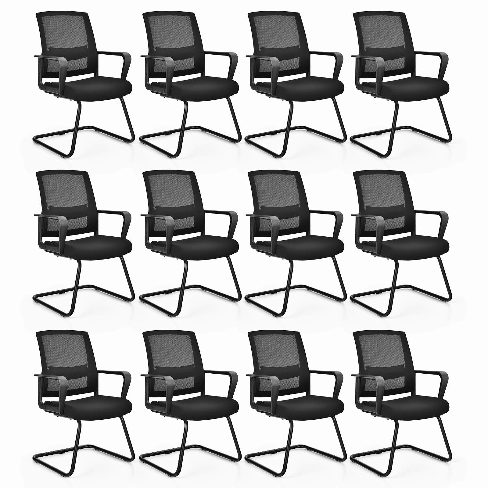 Conference Chair w/Adjustable Lumbar Support | Office Guest Chair