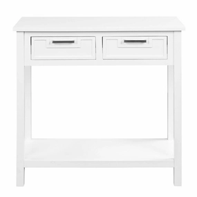 Console Sofa Table with 2 Drawers and Bottom Shelf cowhide rug, animal hide rug