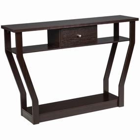 Console Table Modern Easy Assembly Entryway Table cowhide rug, animal hide rug