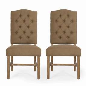 Contemporary Tufted Dining Chairs, Set of 2 - NH182513 kitchen accessories, table linens