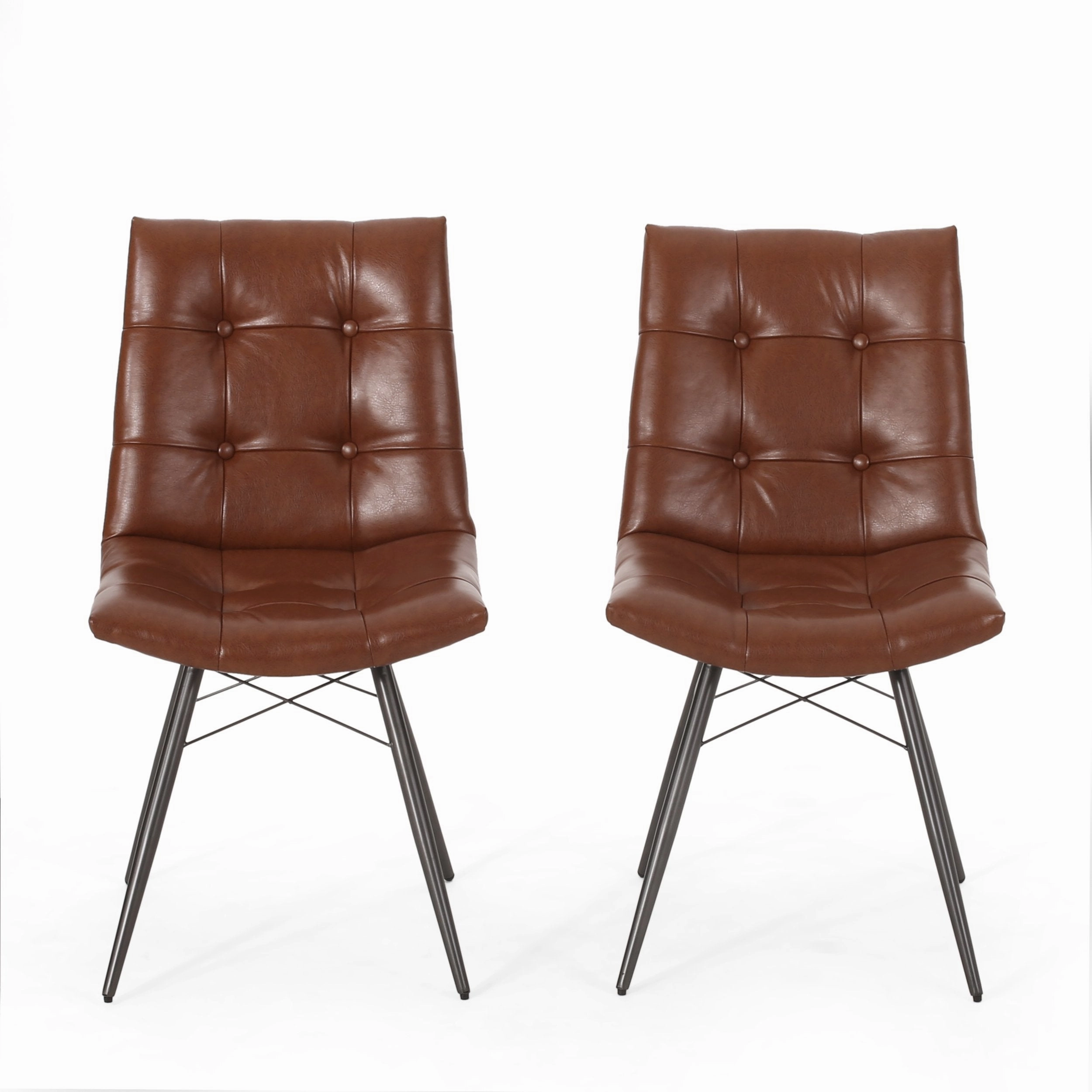 Contemporary Tufted Dining Chairs with Toothpick Legs, Set of 2 - NH843413 kitchen accessories, table linens