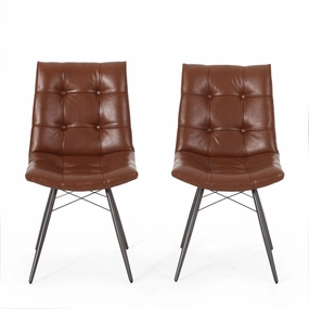 Contemporary Tufted Dining Chairs with Toothpick Legs, Set of 2 - NH843413 kitchen accessories, table linens
