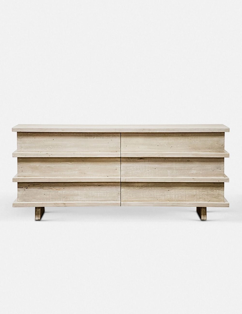 Corliss 6-Drawer Dresser, White Wash