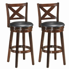 Counter Height Dining Chair, Fabric Upholstered 360 Degree Swivel, PVC Cushioned Seat, Perfect for Dining and Living Room kitchen towel, placemats