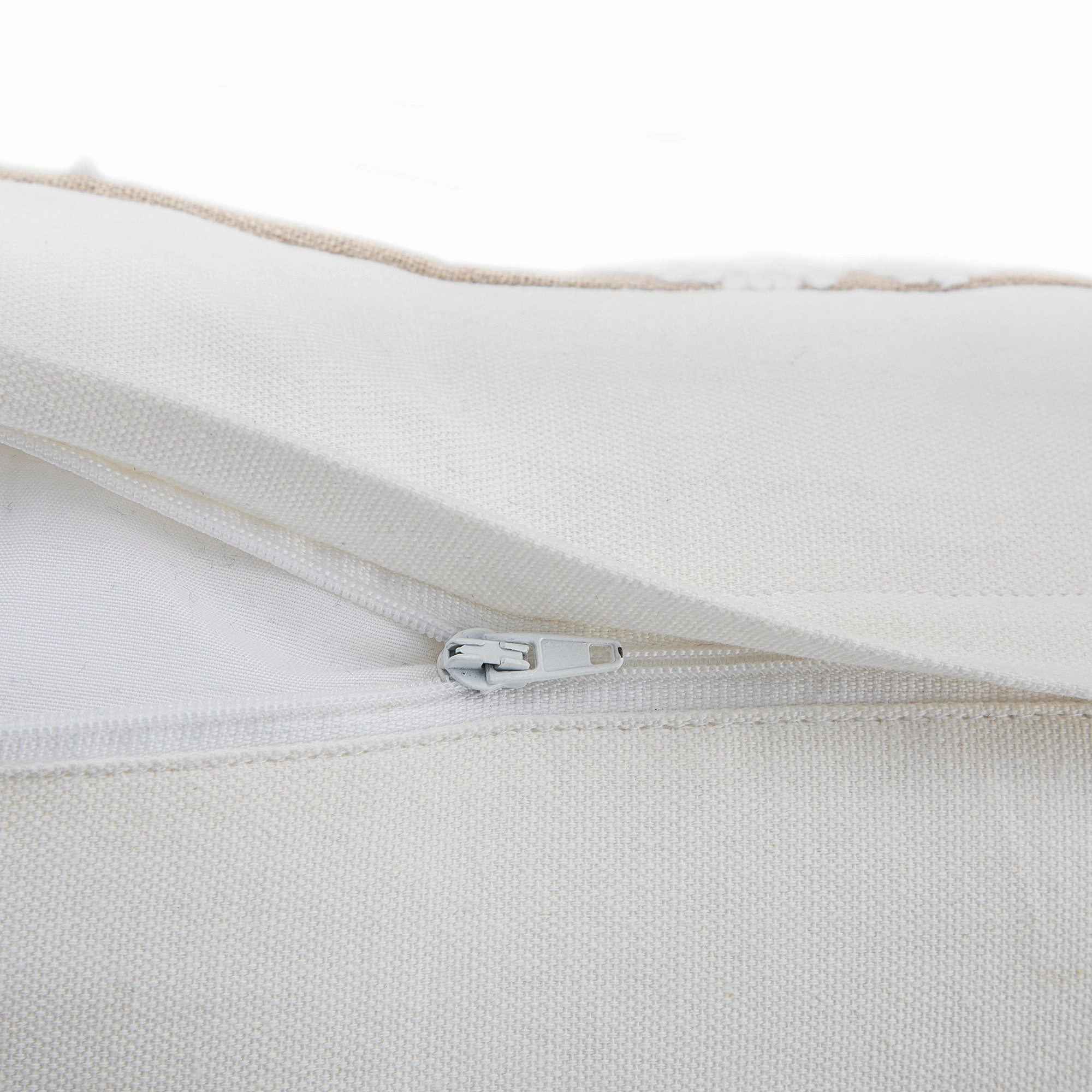 Country Collection Wildflower Rectangular Linen Pom Pom Cushion