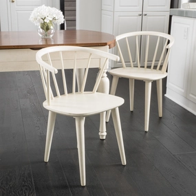 Countryside Rounded Back Spindle Dining Chair (Set of 2) - NH230692 kitchen accessories, table linens