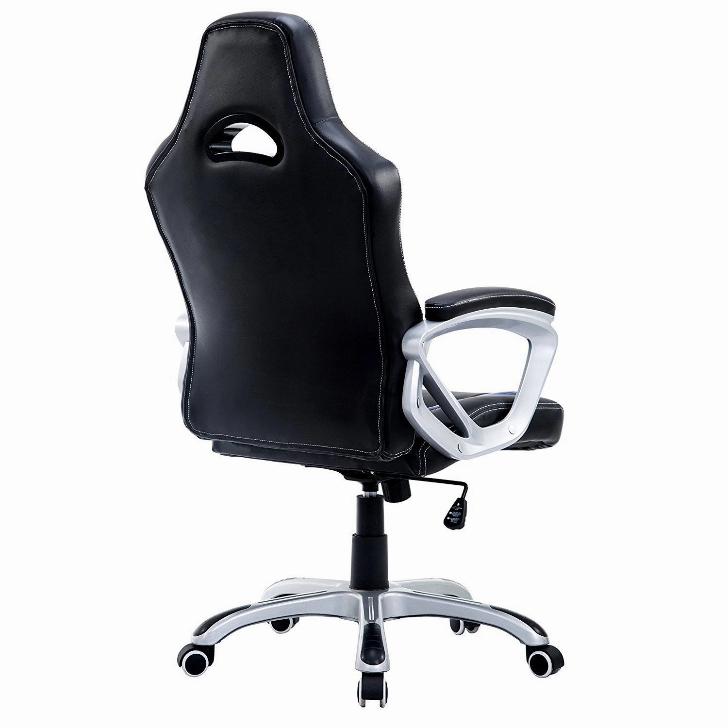 DaAls Racing Sport Swivel Office Chair in Black & Blue