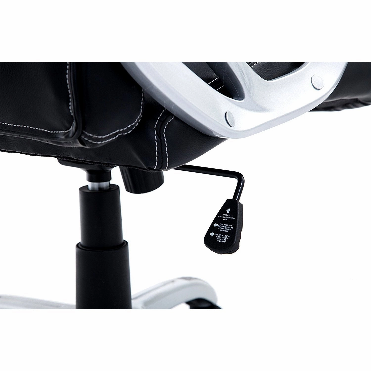 DaAls Racing Sport Swivel Office Chair in Black & Blue