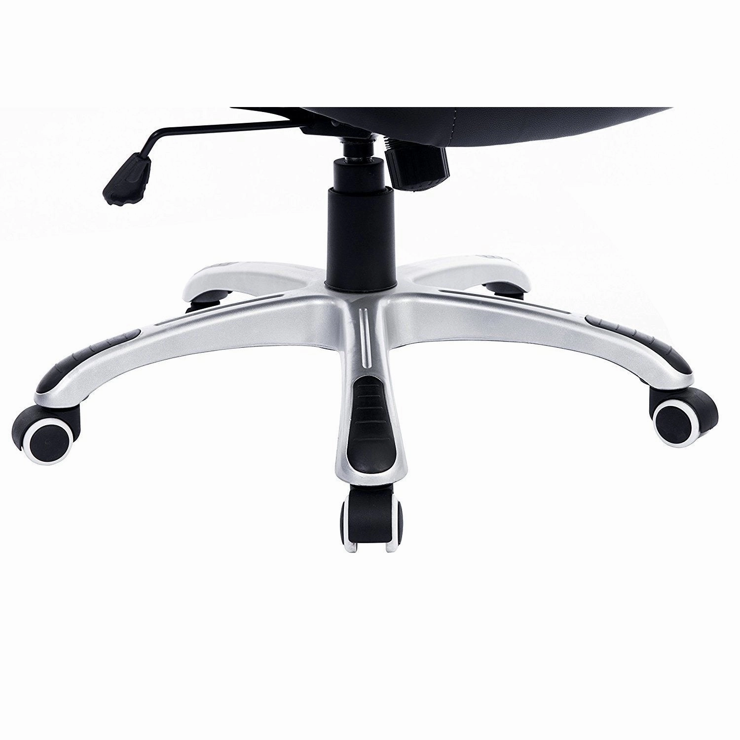 DaAls Racing Sport Swivel Office Chair in Black & White