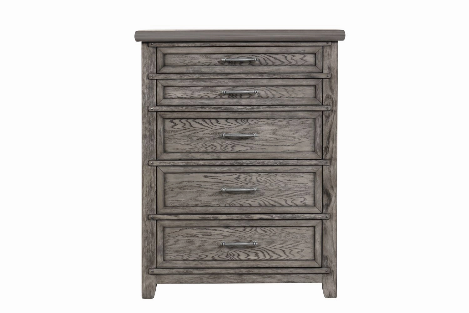 Dahlia 5-Drawer Chest - Grey