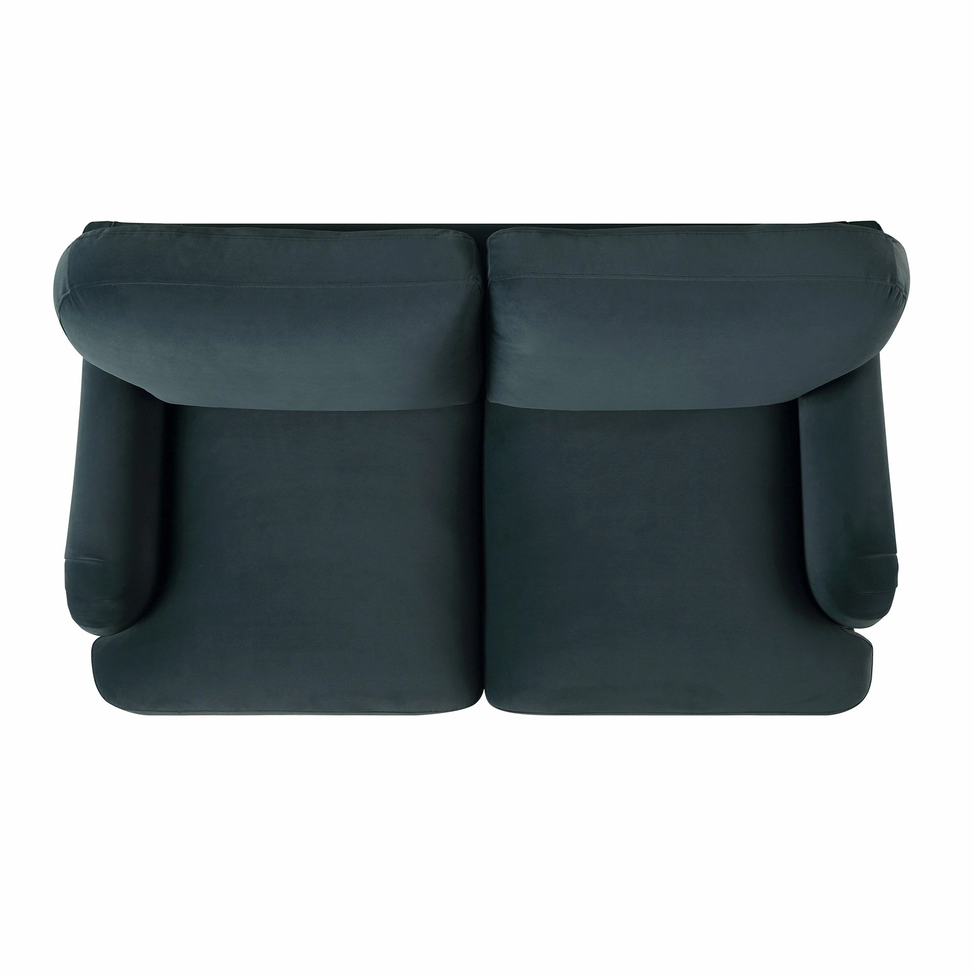 Daphnis Aegean Blue Velvet Sofa, 2-Seater