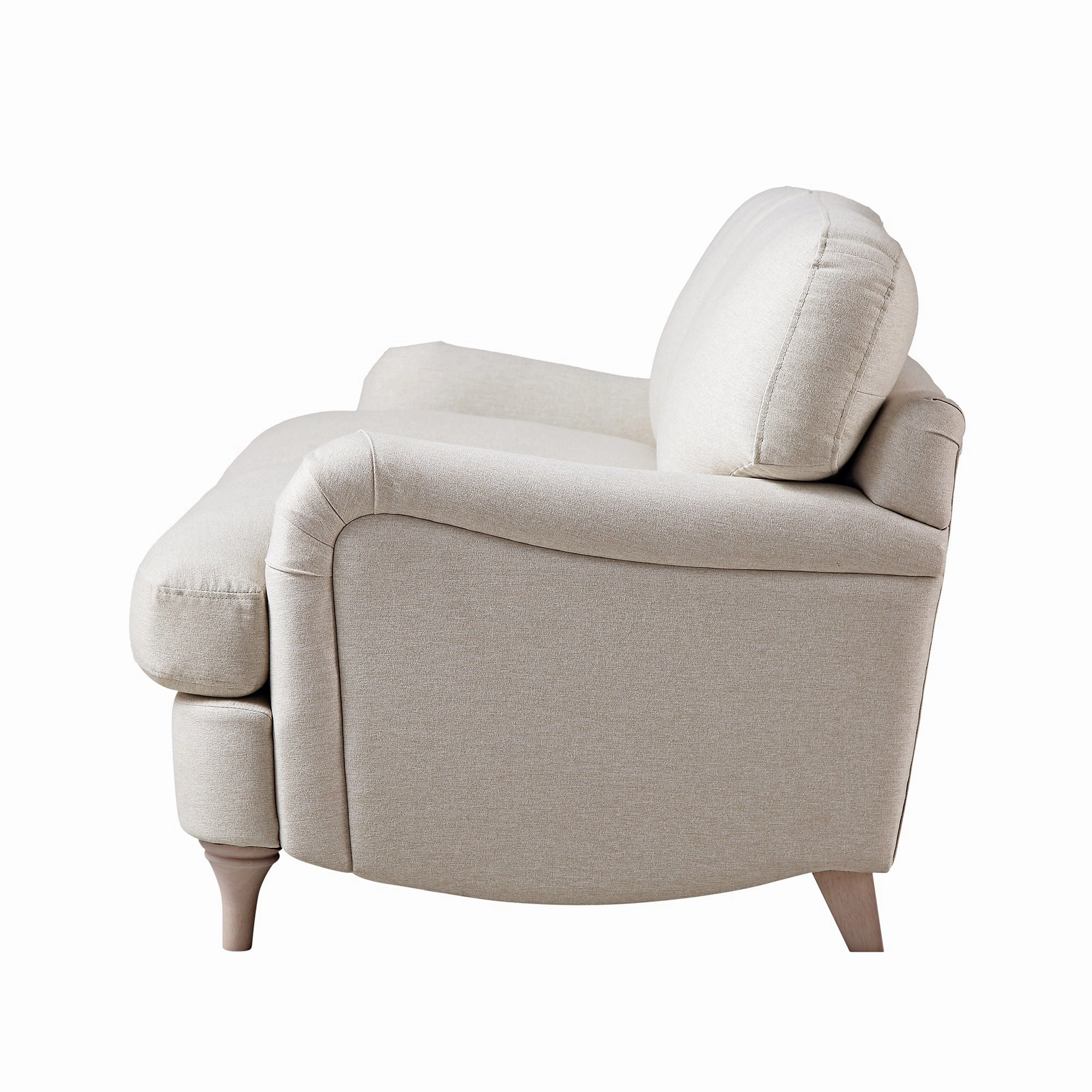 Daphnis Oatmeal Fabric Sofa, 2-Seater