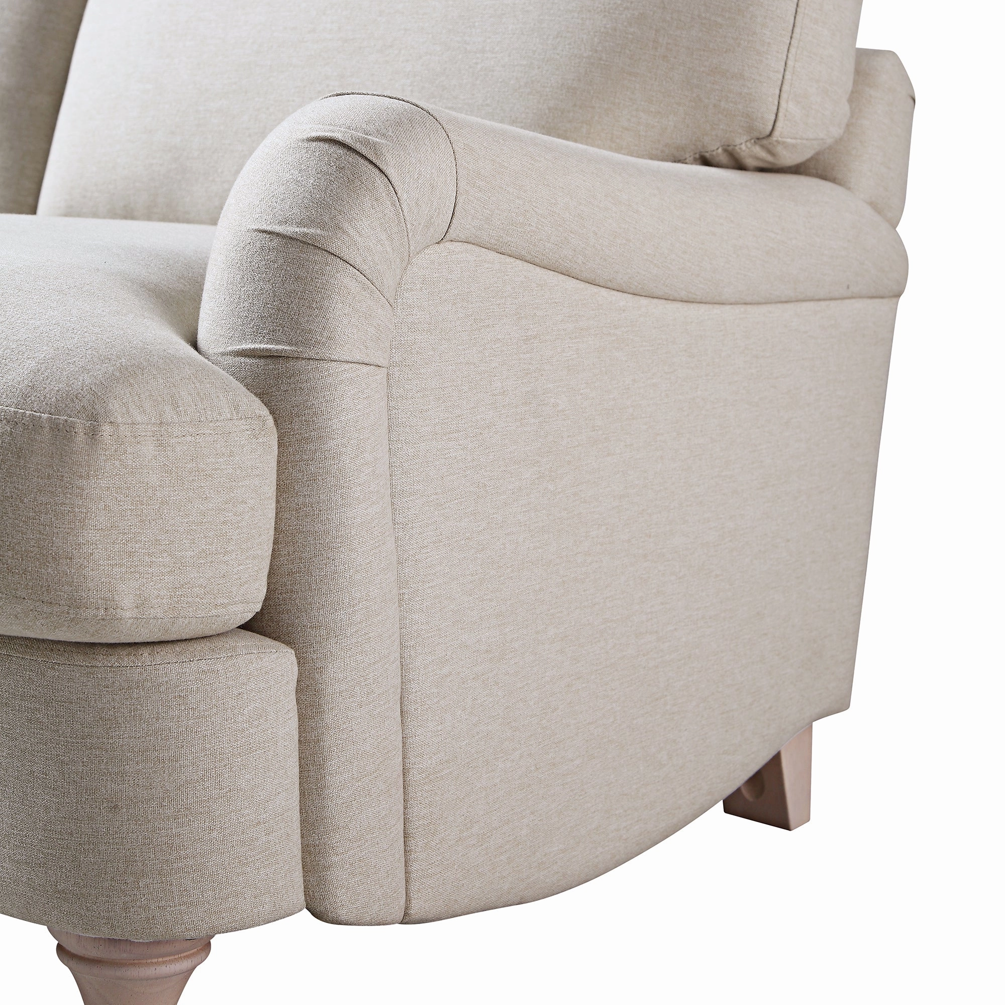 Daphnis Oatmeal Fabric Sofa, 2-Seater