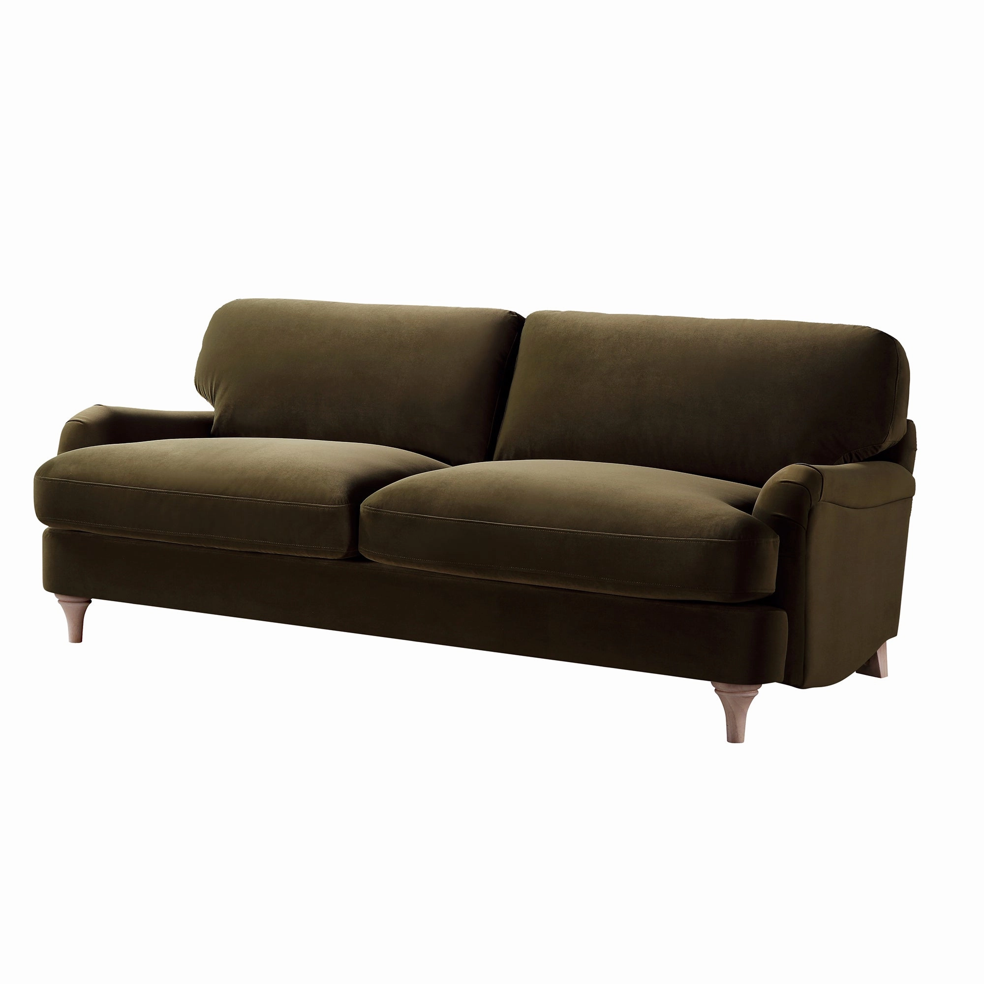 Daphnis Seaweed Velvet Sofa, 3-Seater